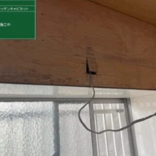 春日井市　キッチンキャビネット交換工事